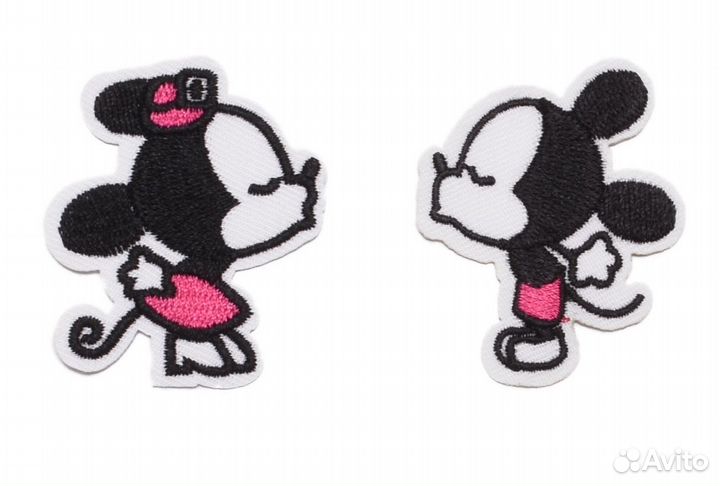 Нашивки на одежду набор поцелуй термонашивки