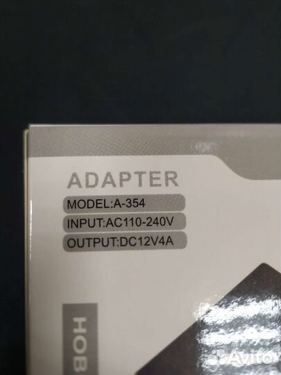 Блок питания 12v 4А новый универсальный