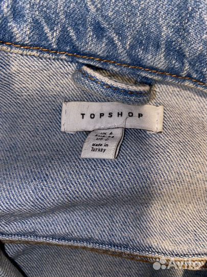 Джинсовая куртка topshop женская 40-42