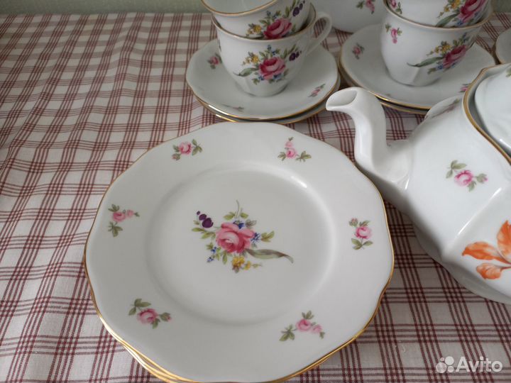 Чайный сервиз Bohemia Чехословакия