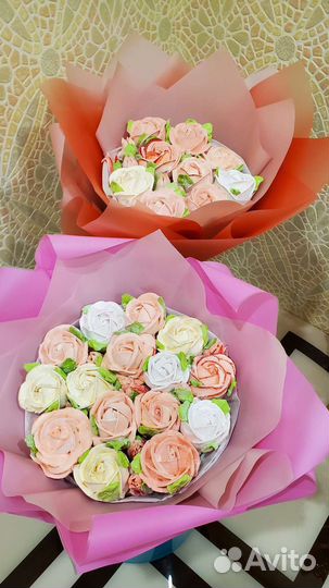 Зефирные цветы