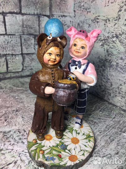 Ватная интерьерная игрушка