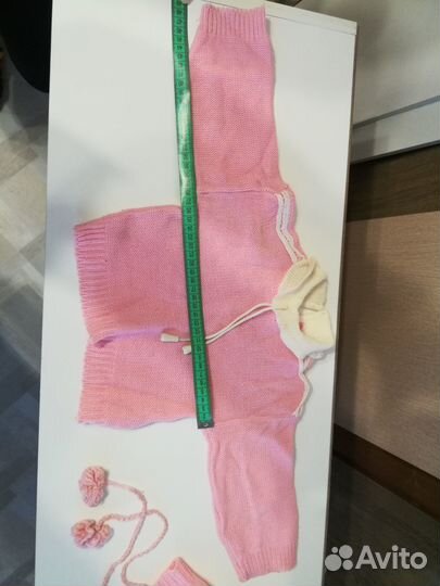 Трикотажный комплект с шапочкой