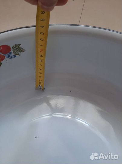 Таз эмалированный