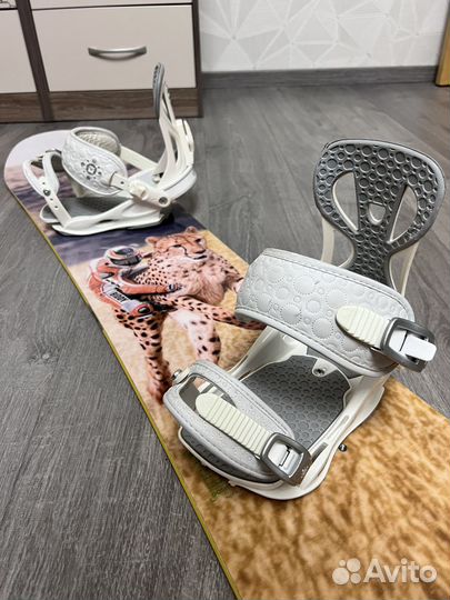 Сноуборд комплект DC Biddy 147 + Union S/M идеал