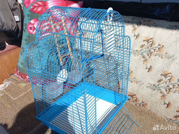 Клетка для волнистого попугая б/у