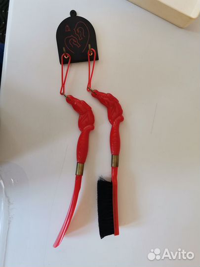 Набор ложка, щетка для обуви СССР