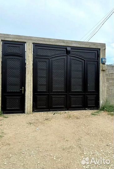 Ворота в Махачкале в красивом дизайне