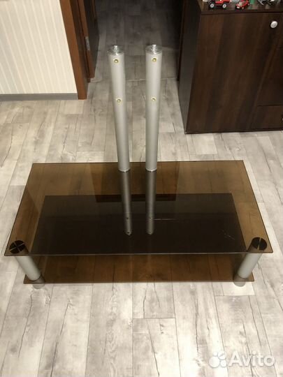 Стеклянная тумба под тв телевизор