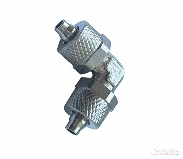 Фитинг угол для трубки 6/4. Соединитель угловой