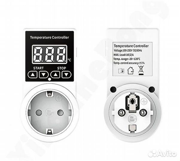 Терморегулятор (термостат) для обогревателя цифров