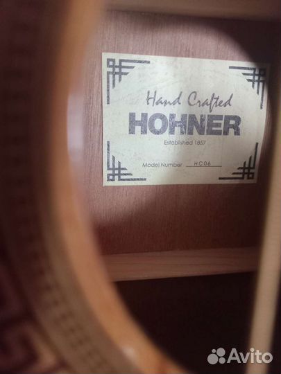 Классическая гитара гитара hohner hc-06