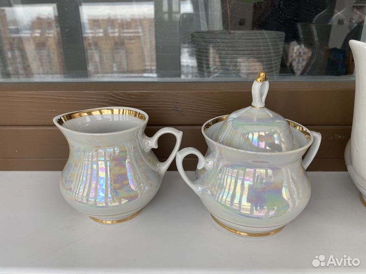 Набор посуды из фарфора СССР