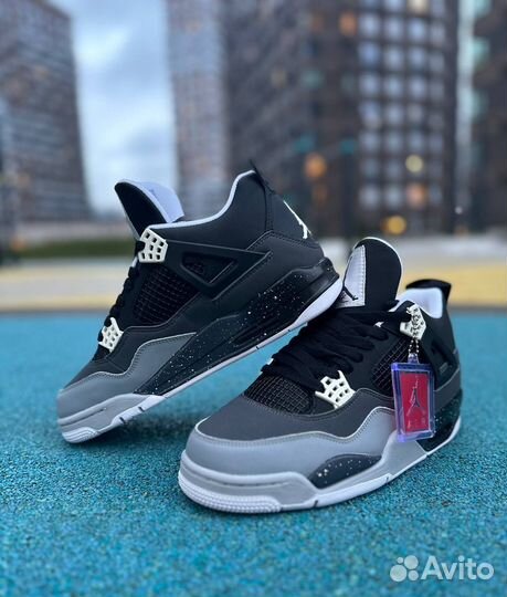 Nike air jordan 4 retro fear pack зимние с мехом