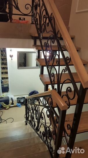 Кованые перила для лестниц