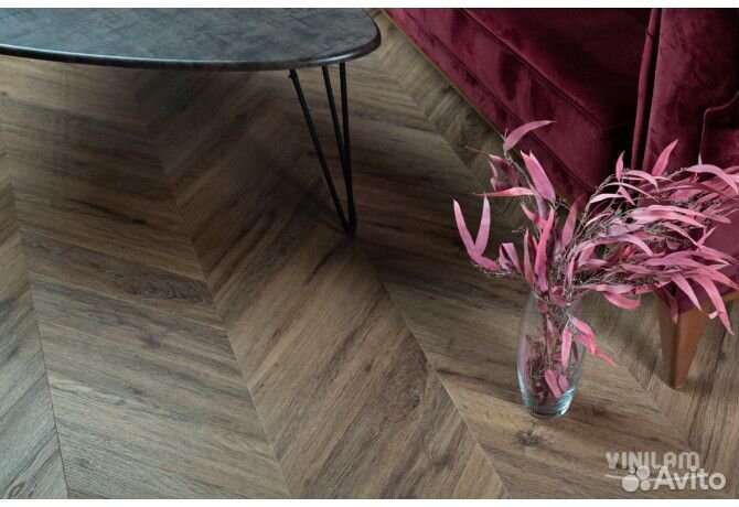 Пвх-плитка VinilAm Шеврон Лувр I107516