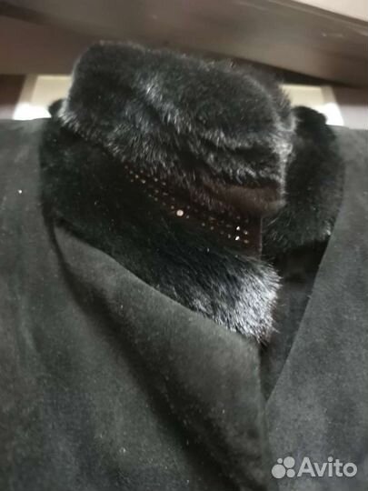 Плащ натуральная замша