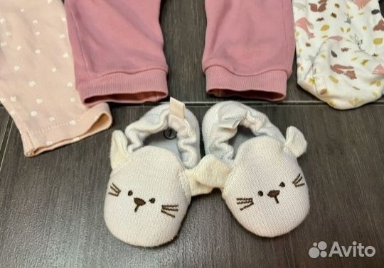 Вещи пакетом на девочку 62-68