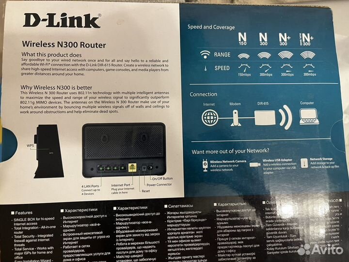 Wifi роутер d link dir 615