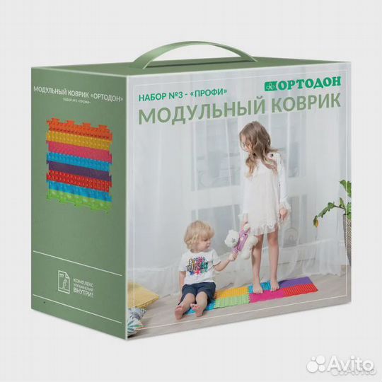 Массажный коврик ортопедический детский для стопы