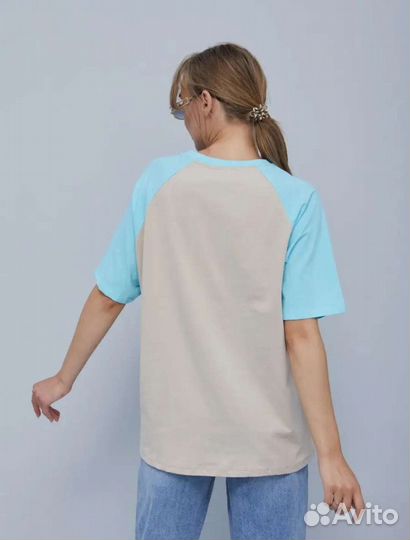 Стильная дизайнерская футболка женская 46 48