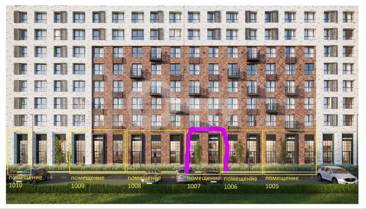 Продается помещение 74.3 кв.м