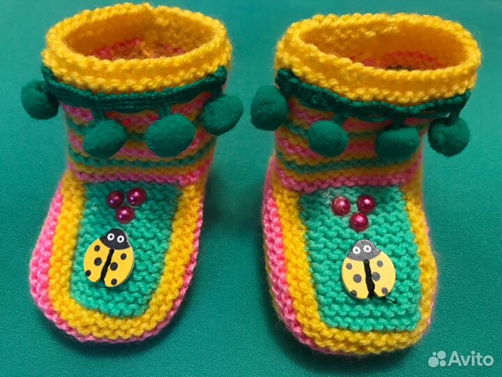 Пинетки вязаные