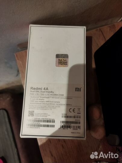 Xiaomi Redmi 4A, 2/16 ГБ