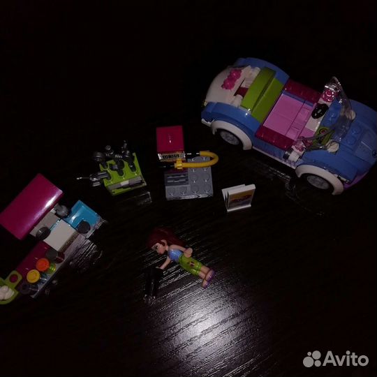 Лего friends кабриолет мии, заправка