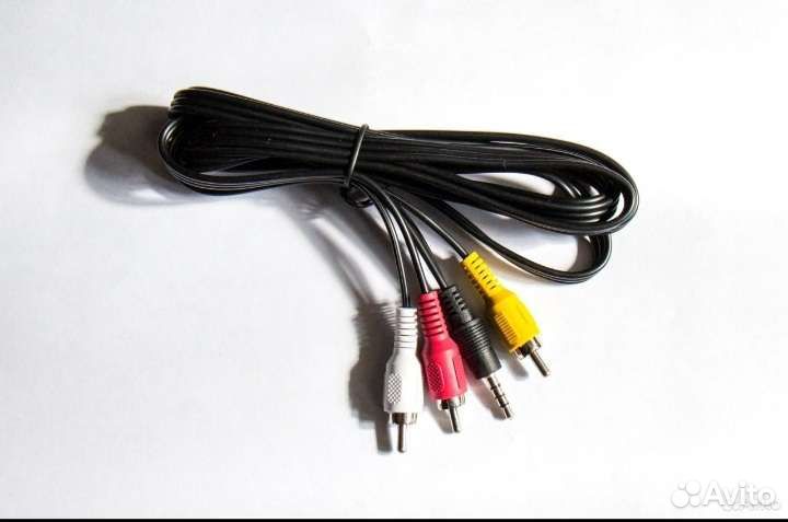 Кабель 3 RCA mini jack 3.5x 17mm