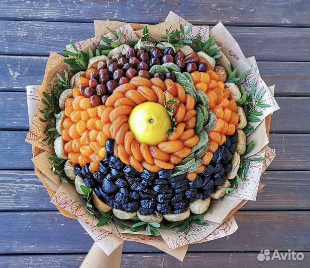 Букет из сухофруктов / съедобные букеты