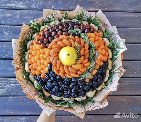 Букет из сухофруктов / съедобные букеты