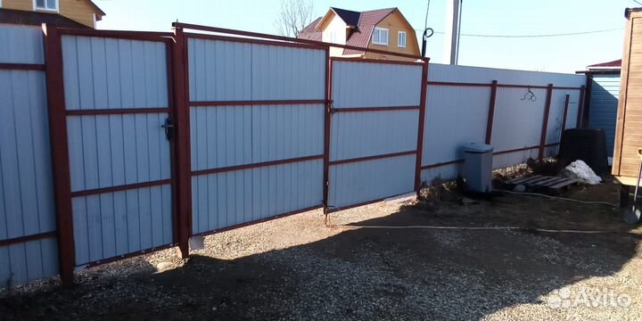 Ворота распашные бу 4*2