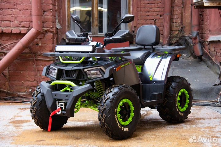 Квадроцикл motoland wild track x winch 200