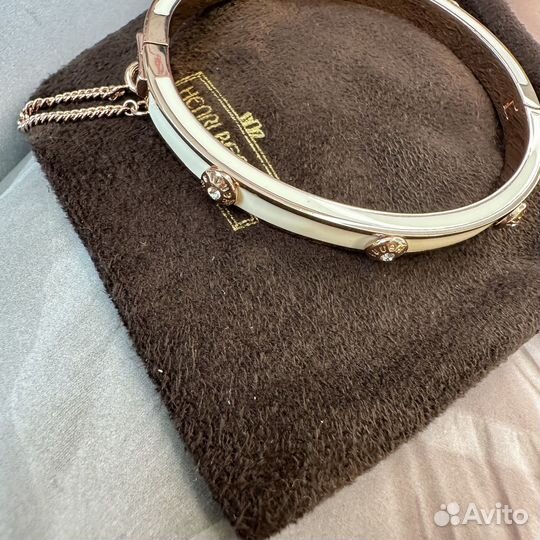 Браслет Henri Bendel бежевый красное золото