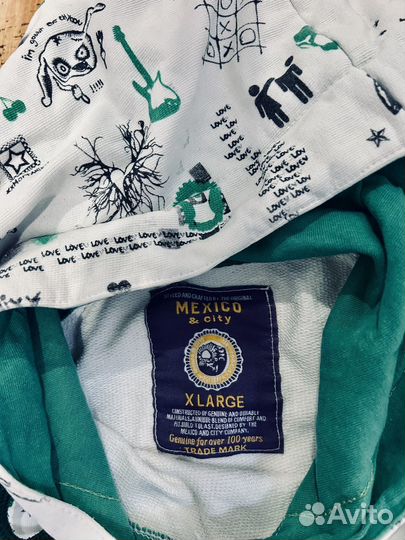 Балахон белый Emocore sXe Mexico&City