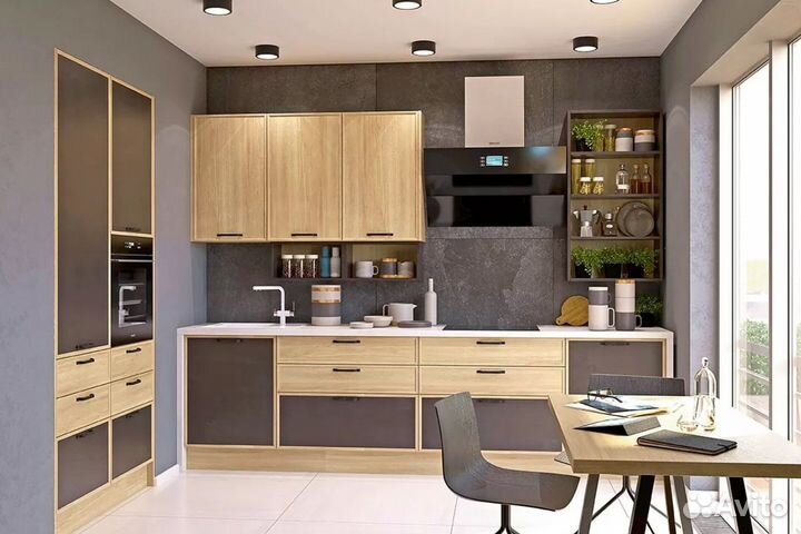 Кухонный гарнитур прямой на заказ от производителя