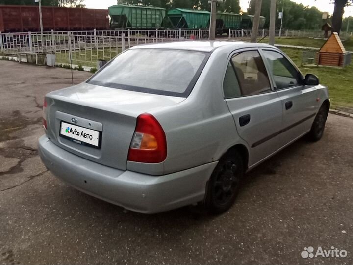 Hyundai Accent 1.5 МТ, 2004, 251 000 км