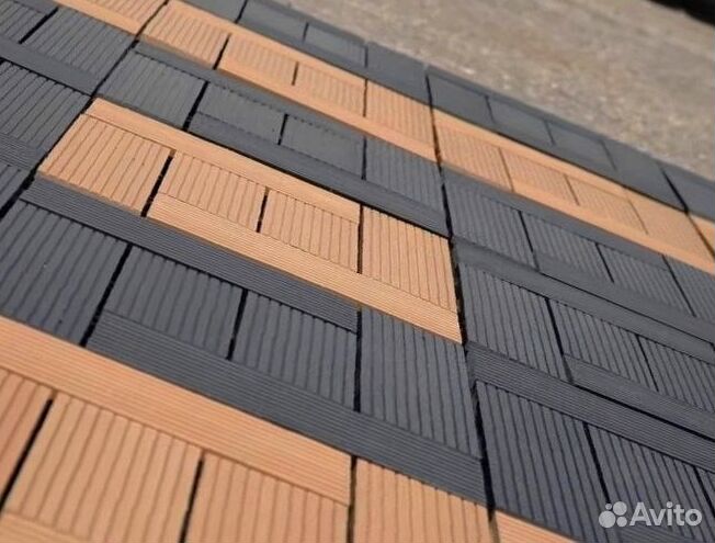 Террасная доска из дпк мелкий вельвет