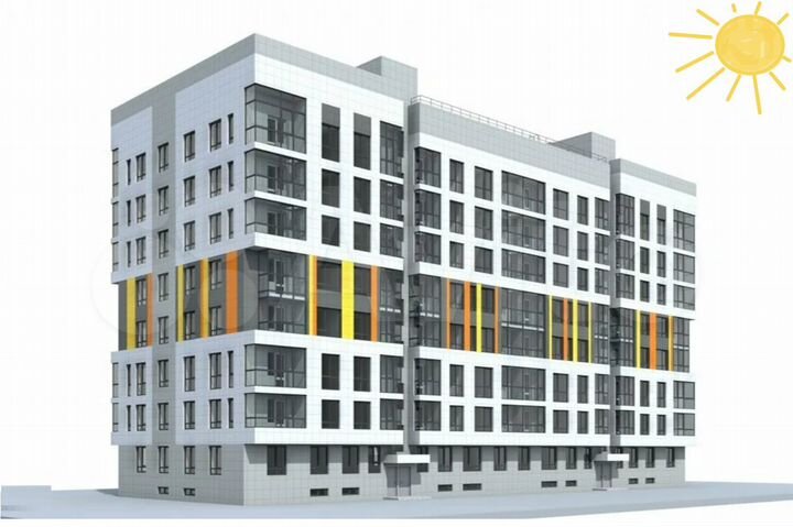 1-к. квартира, 41 м², 2/8 эт.