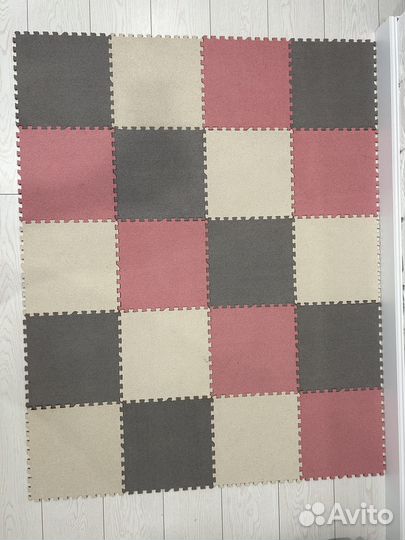 Коврик для детей набор матов-пазлов комнатный