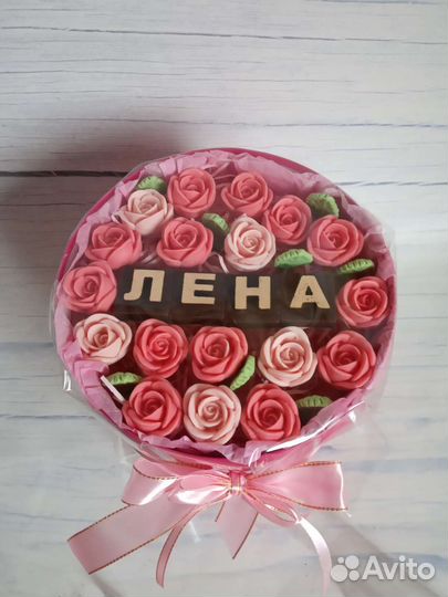 Цветы на праздник из премиального шоколада