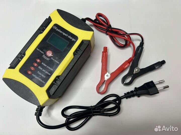 Новое автомобильное зарядное устройство 12V 6A акб