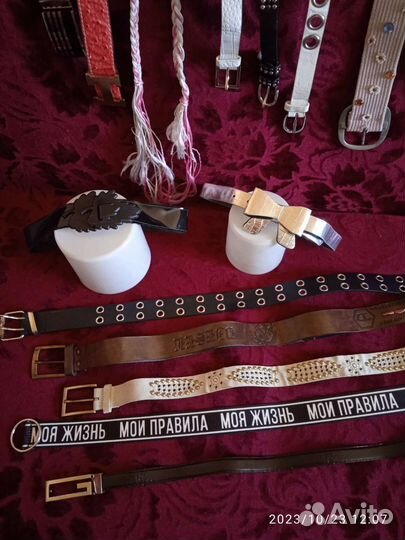 Ремни женские. Цена разная