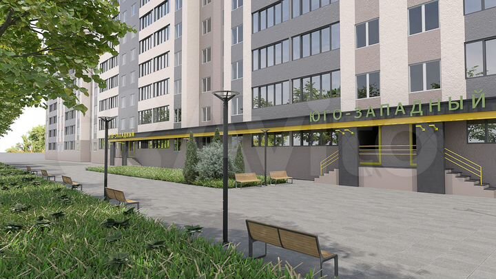 2-к. квартира, 60 м², 2/9 эт.