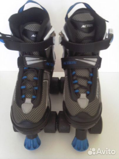 Роликовые коньки детские раздвиж 4-х колесн квады