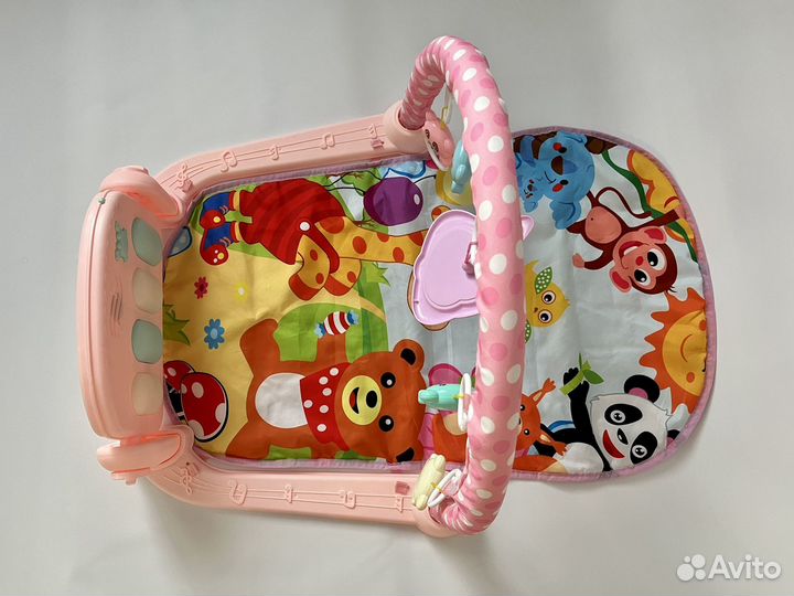 Развивающий музыкальный коврик детский пианино