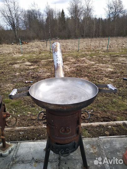 Садж (сковорода из пищевой нержавыйки)