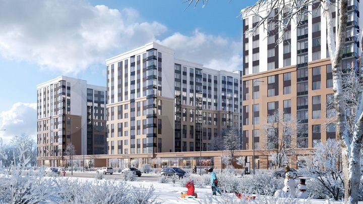 2-к. квартира, 47,9 м², 2/12 эт.