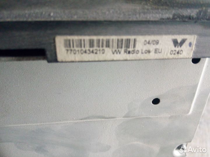 Штатная магнитола на volkswagen